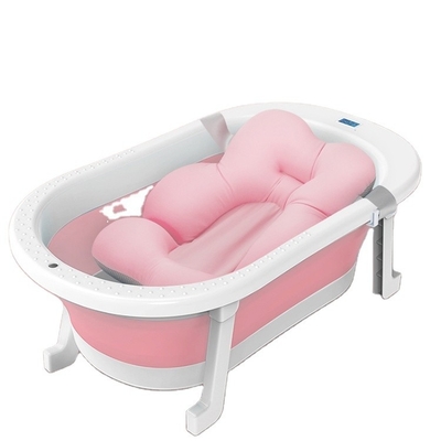 Tuyaux de bain pour bébés pliables en PP TPE écologique rose bleu taille ouverte 79*21cm