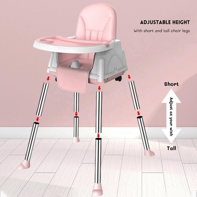 Chaise d'alimentation pour bébés portable stable, réglable