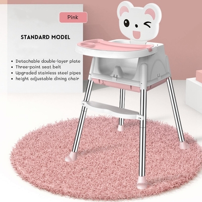 Chaise à manger pour bébé douce et confortable, réglable, taille 92*65*65cm, pour l'alimentation en chambre