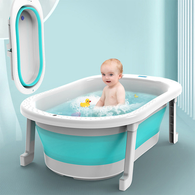 OEM/ODM baignoire pliable pour nourrissons avec détecteur de température sûre et stable