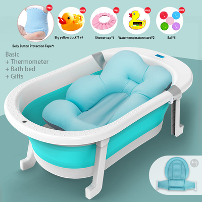 OEM/ODM baignoire pliable pour nourrissons avec détecteur de température sûre et stable
