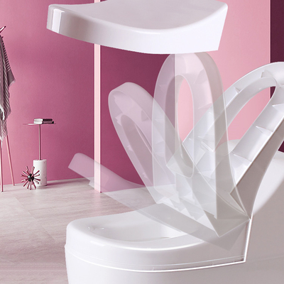 Éco-friendly plastique baby Potty Trainer avec modèle d'impression EN-71 certifié emballage léger