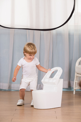 Imprimer le motif en plastique PP écologique, poubelle pour bébé, siège d'entraînement, chaise 39*26*37 poids brut/net 2,1 kg/1,48 kg