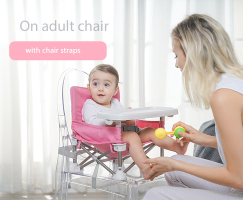 Certificat CPC Chaise de dîner pour bébé Chaise de dîner pliable pour tout-petits Pour la maison / les voyages