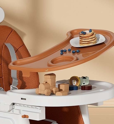 Certificat EN71 Chaise de dîner pour bébés multifonctionnelle pliable