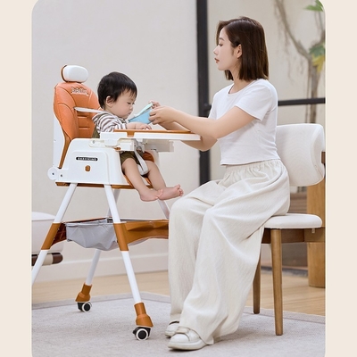EN71 Chaise à manger pour bébés en plastique de haute qualité certifiée Table à manger pour bébés hauteur réglable