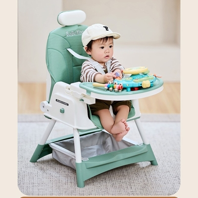 EN71 Chaise à manger pour bébés en plastique de haute qualité certifiée Table à manger pour bébés hauteur réglable