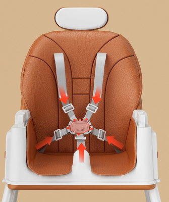 EN71 Chaise à manger pour bébés en plastique de haute qualité certifiée Table à manger pour bébés hauteur réglable