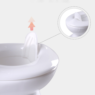 Un appareil d'entraînement pour toilettes pour bébés en bleu blanc rose solide avec certification EN71