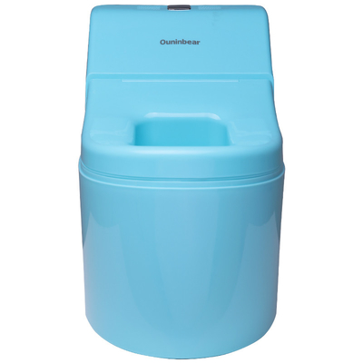 Assise de bébé en plastique bleu avec logo personnalisé EN-71 certifié léger à 2,1 kg