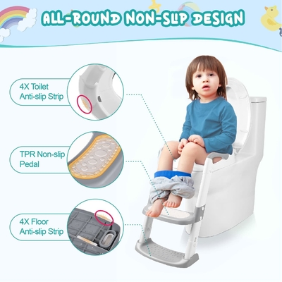Échelle de toilette de luxe pour tout-petits