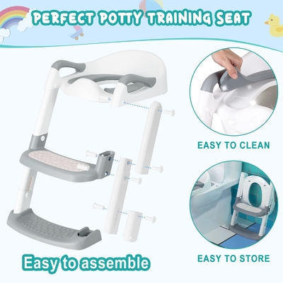 Échelle de toilette de luxe pour tout-petits