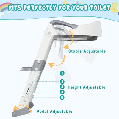 Échelle de toilette de luxe pour tout-petits
