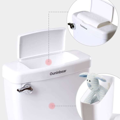 Toilette de toilette pour bébé personnalisable à l'impression blanche avec test EN71 pour la toilette pour nourrissons