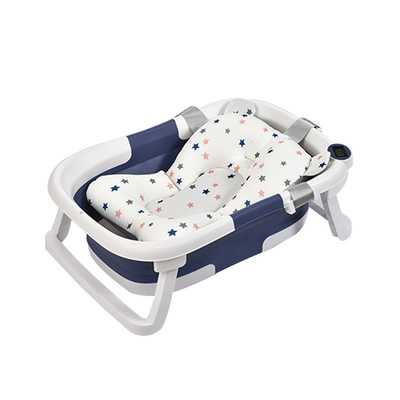 Ensemble de baignoires pour nouveau-nés en plastique TPE coussin doux pliable baignoires pour enfants