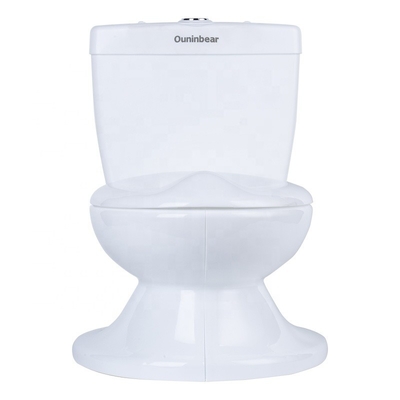 Assise douce pour bébé pour les enfants Formation aux toilettes - Potty blanc avec un design de couleur pure