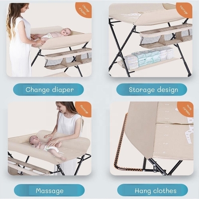 Table de changement multi-fonctionnelle pour bébés Table pliable pour bébés 0-3 ans