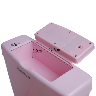 Entraîneur de toilettes pour bébé en plastique rose personnalisable avec motif d'impression pour une formation facile aux toilettes