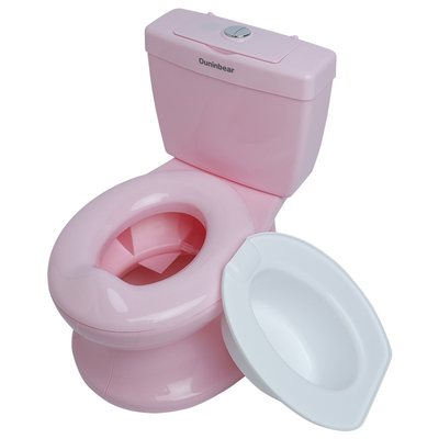 Toilette pour enfants rose imprimée avec certification de test EN71 pour une formation sûre du bébé