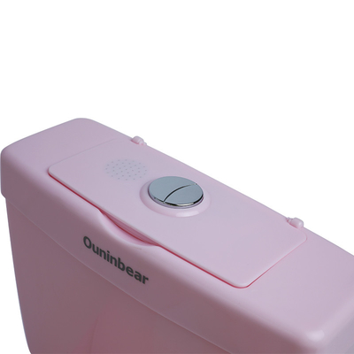 Toilette pour enfants rose imprimée avec certification de test EN71 pour une formation sûre du bébé