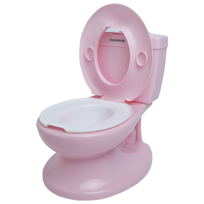 Toilette pour enfants rose imprimée avec certification de test EN71 pour une formation sûre du bébé
