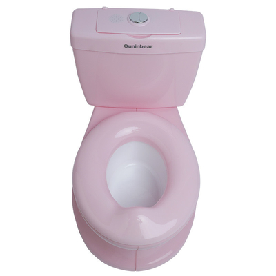 Toilette pour enfants rose imprimée avec certification de test EN71 pour une formation sûre du bébé