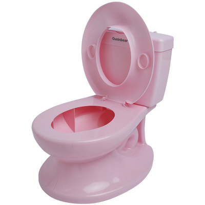 Toilette pour enfants rose imprimée avec certification de test EN71 pour une formation sûre du bébé