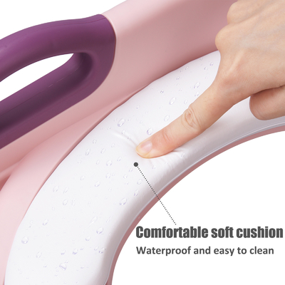 Logo personnalisé PP Plastique pliable siège de toilette pour bébé siège de piscine avec des marches