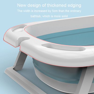 Une baignoire pour bébé en plastique pliable sans BPA, une baignoire pour enfant confortable