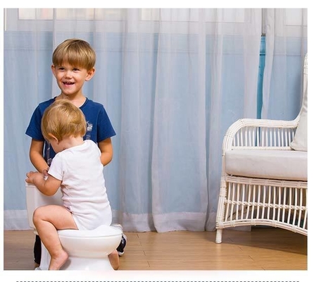 Enfants blancs toilettes d'entraînement poubelle siège d'entraînement pour bébé avec certification EN71