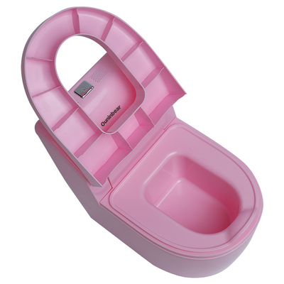 Assise de bébé en plastique rose pour bébé pour enfants personnalisés Formation aux toilettes avec logo personnalisé accepté