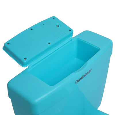 Toilette d'entraînement pour bébé bleu imprimé avec logo personnalisé