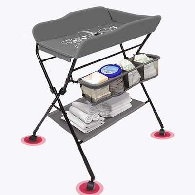Station de changement de bébé multifonctionnelle réglable en hauteur Table de changement de nouveau-né