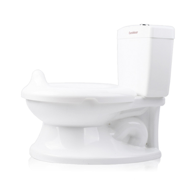 Séance d'entraînement en toilette en plastique imprimé pour bébé Séance d'entraînement en toilette rose bleu blanc avec certification EN71