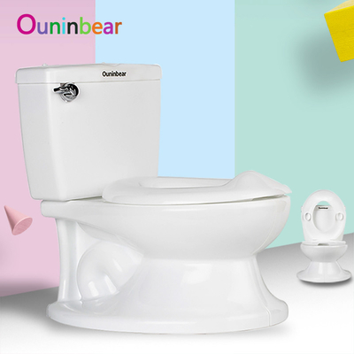 Toilette de toilette pour bébé personnalisable à l'impression blanche avec test EN71 pour la toilette pour nourrissons