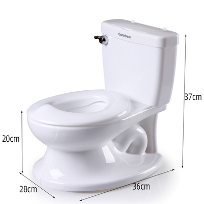 Toilette de toilette pour bébé personnalisable à l'impression blanche avec test EN71 pour la toilette pour nourrissons