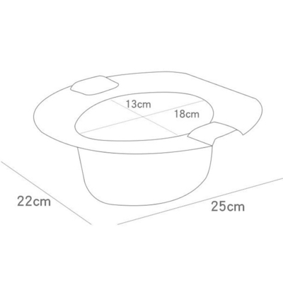 Toilette de toilette pour bébé personnalisable à l'impression blanche avec test EN71 pour la toilette pour nourrissons