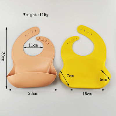 Bibe en silicone pour bébé imperméable à l'eau douce avec certificat EN71