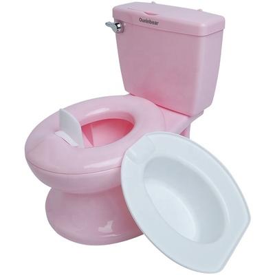 Toilette de formation pour bébés en rose certifiée EN71
