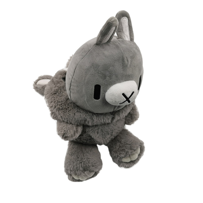 Taille 11cm-30cm Petit lapin gris jouet en peluche personnalisé animaux farcis
