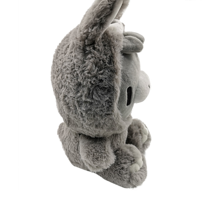 Taille 11cm-30cm Petit lapin gris jouet en peluche personnalisé animaux farcis