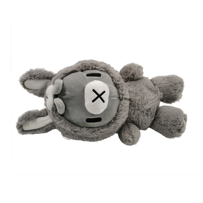 Taille 11cm-30cm Petit lapin gris jouet en peluche personnalisé animaux farcis