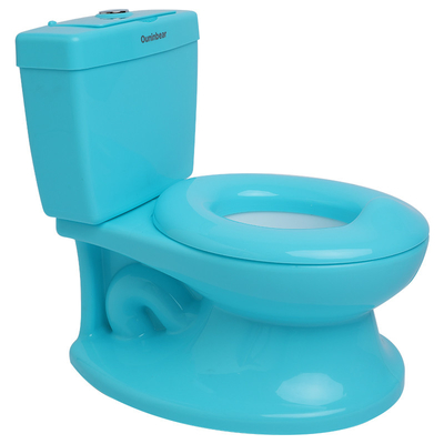 Salle de bain pour bébé écologique bleu rose blanc avec logo personnalisé pour une formation efficace aux toilettes