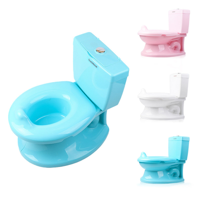 EN71 Potty de toilette pour bébé certifié Logo personnalisé Accepté Blue Pink White Pure Color Toilet Trainer