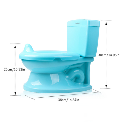 EN71 Potty de toilette pour bébé certifié Logo personnalisé Accepté Blue Pink White Pure Color Toilet Trainer