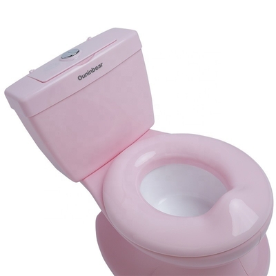 Entraîneur de toilettes pour bébés à la piscine de couleur rose pure avec certificat d'essai EN71