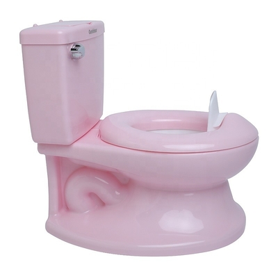 Toilette de bébé rose et blanc avec logo personnalisé EN71 Certifié design de couleur pure