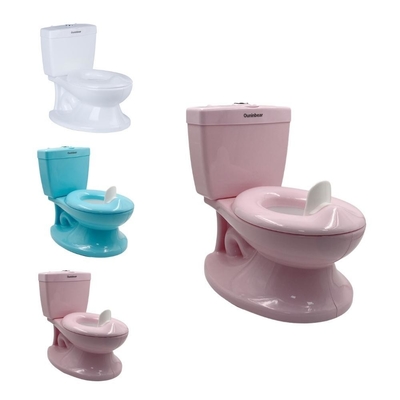 Logo personnalisable Blanc bleu rose Baby Potty Trainer avec certification EN71
