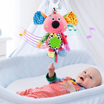 18cm-34cm jouet en peluche pour bébé doux musique en peluche parlant jouet en peluche léger
