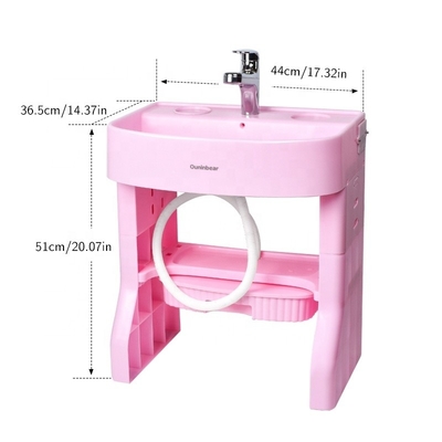 45*30*50cm évier de salle de bain pour enfants enfants intelligents apprentissage lavabo hauteur réglable